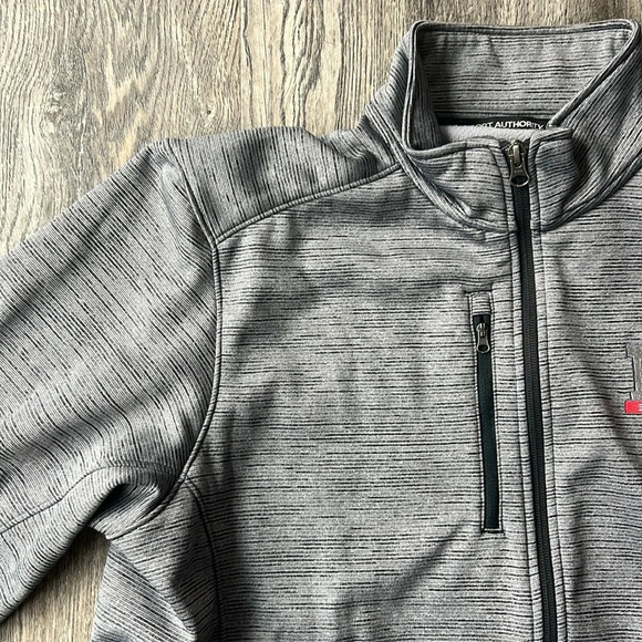 Port Authority Jacket Gray Super Bowl LI Zip Up Jacket Size Large - Picture 4 of 9